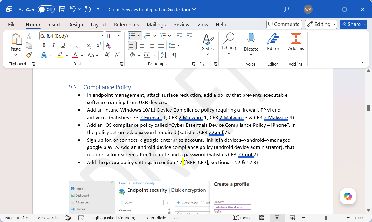 DOCX Process Paragraphs